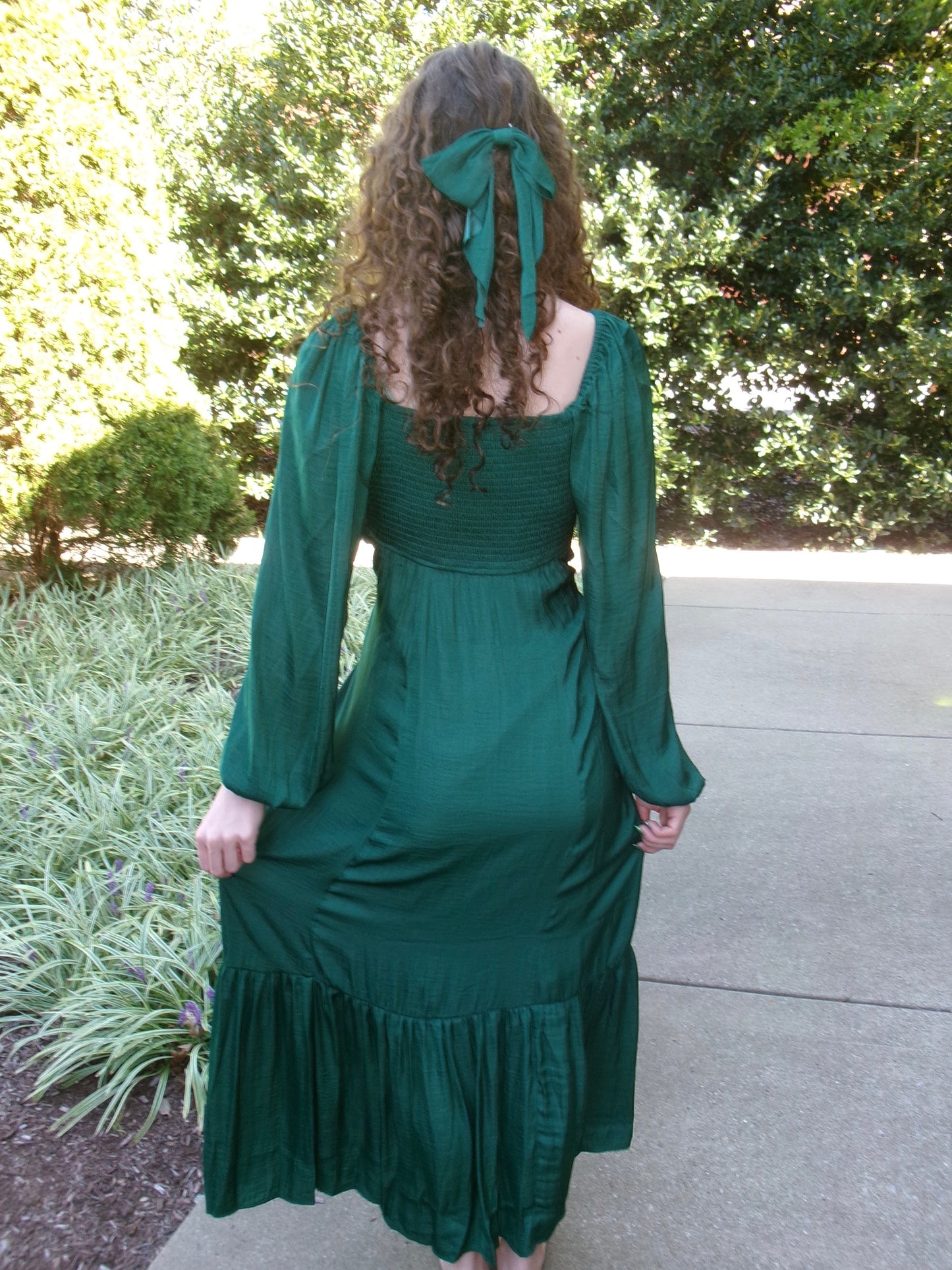 Holiday Gift Emerald Dress