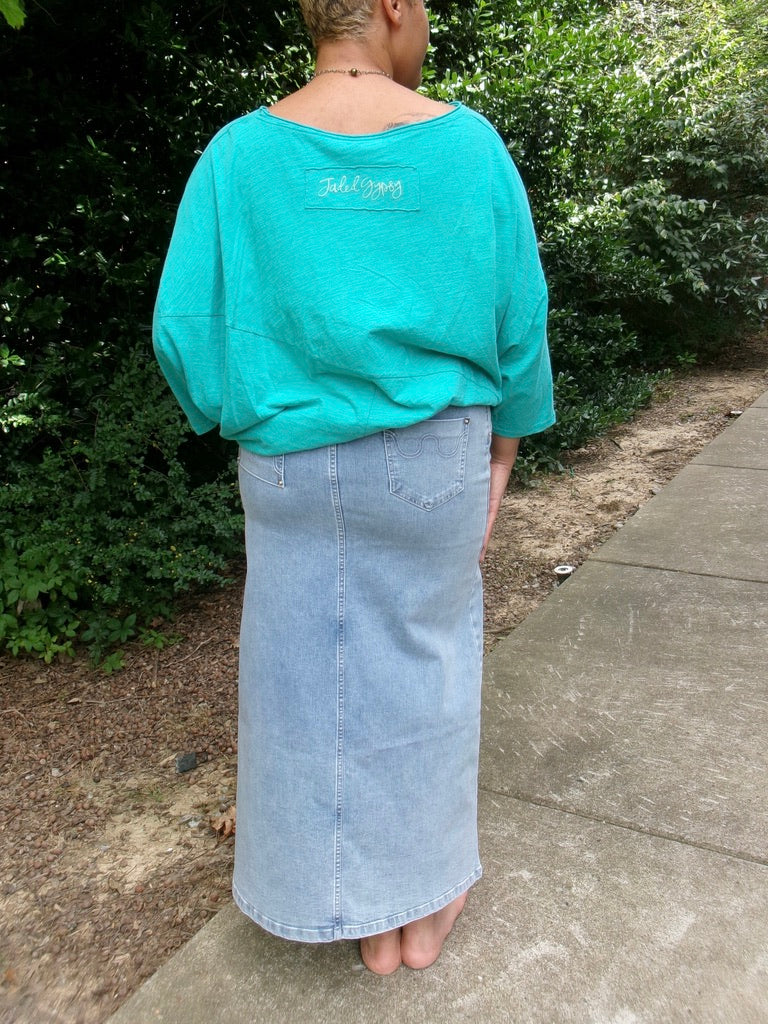 Make Wave Denim Skirt