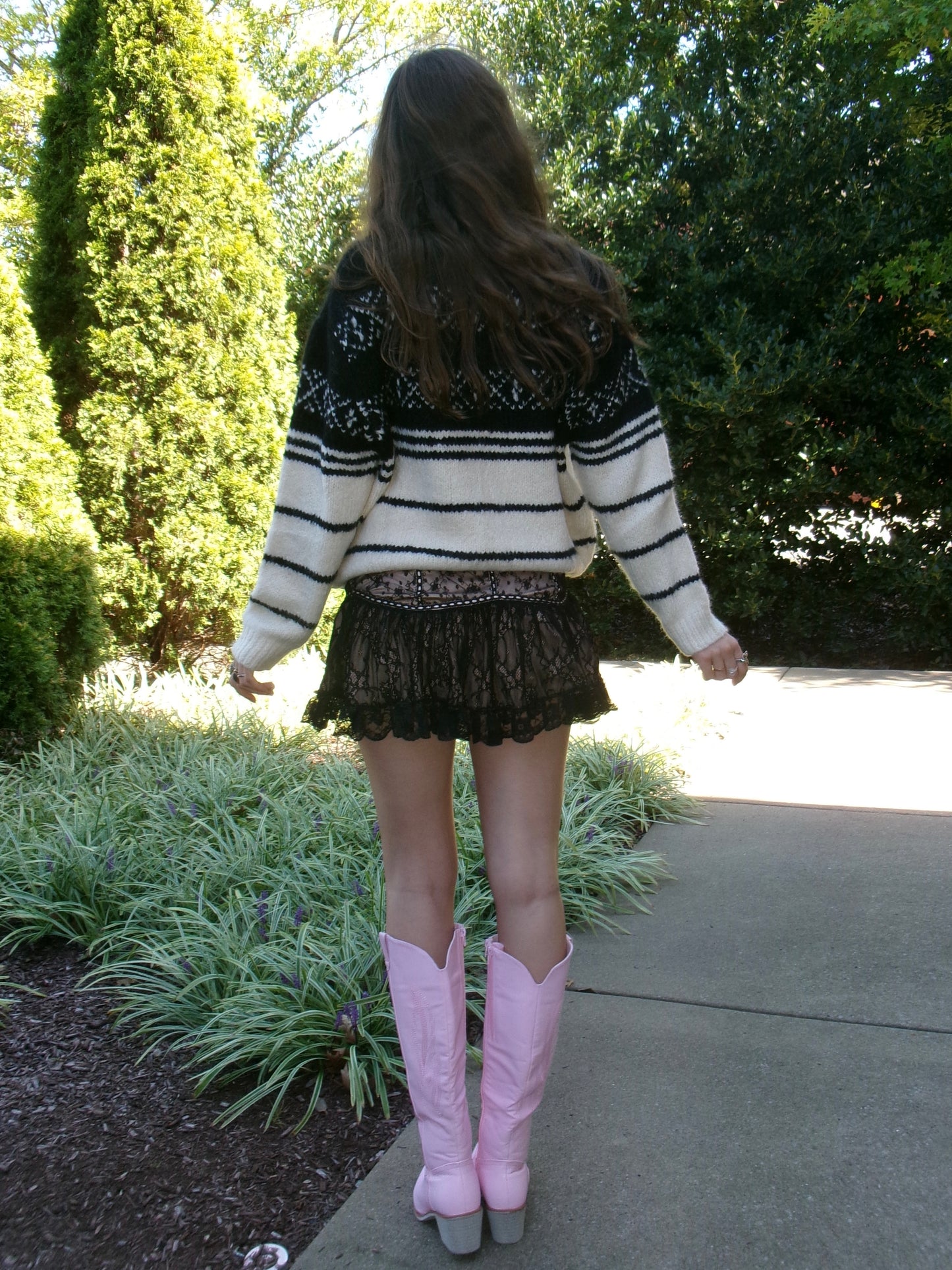 Goth Babe Lace Skirt