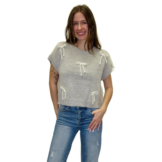 Bow It Up Knit Tee