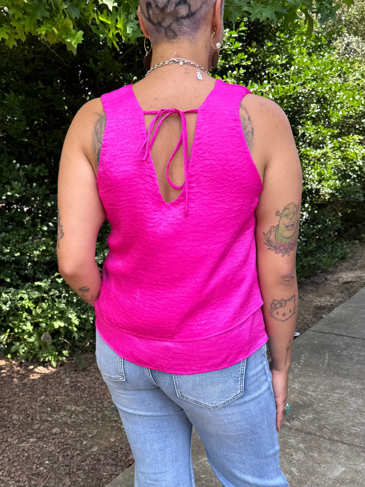 Flamingo Layered Tank