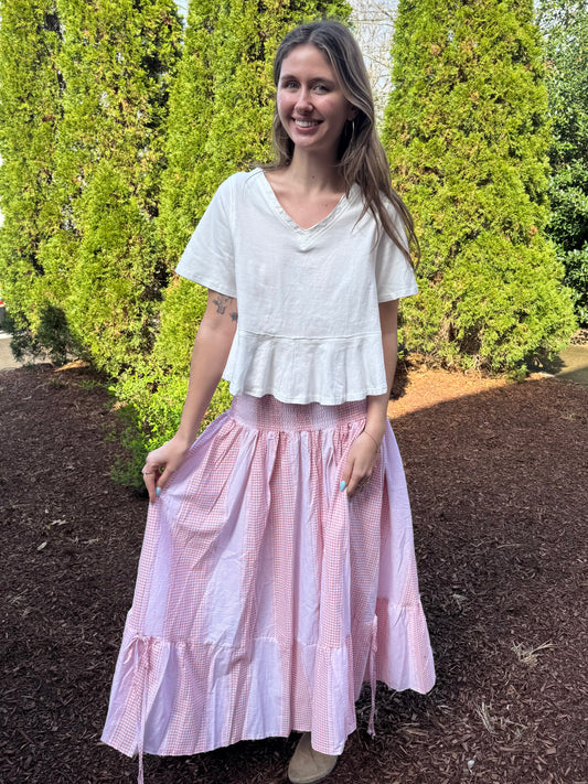 Sally Gingham Smocked Dress