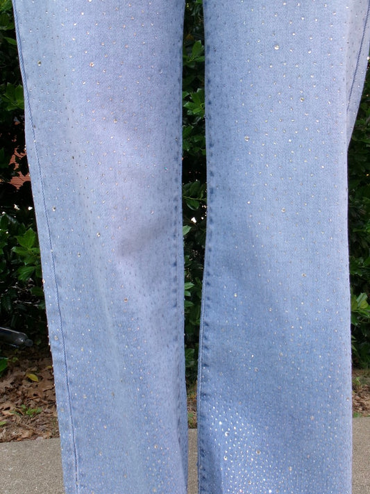 Rhinestone Straight Jean