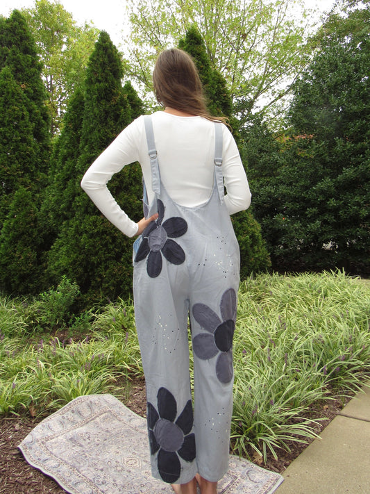 Carpenter Flower Overalls