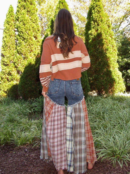 Flannel Jean Flare
