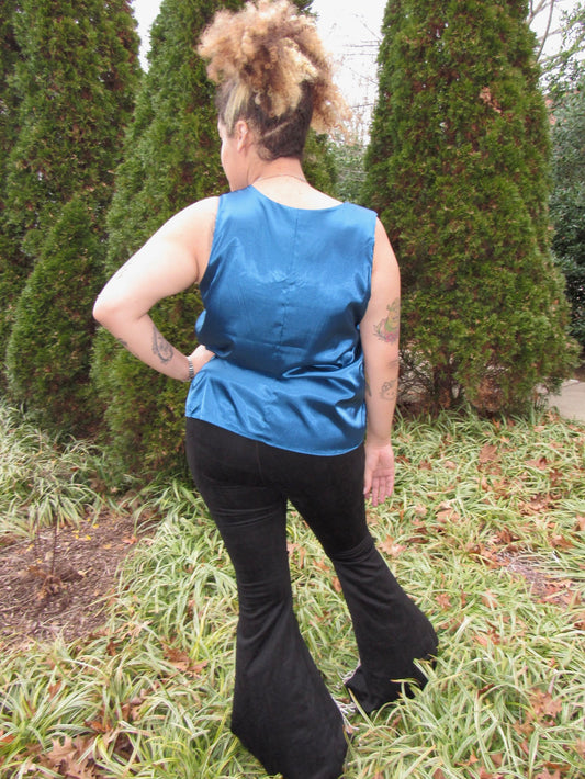 Aquatic Goddess Satin Tank