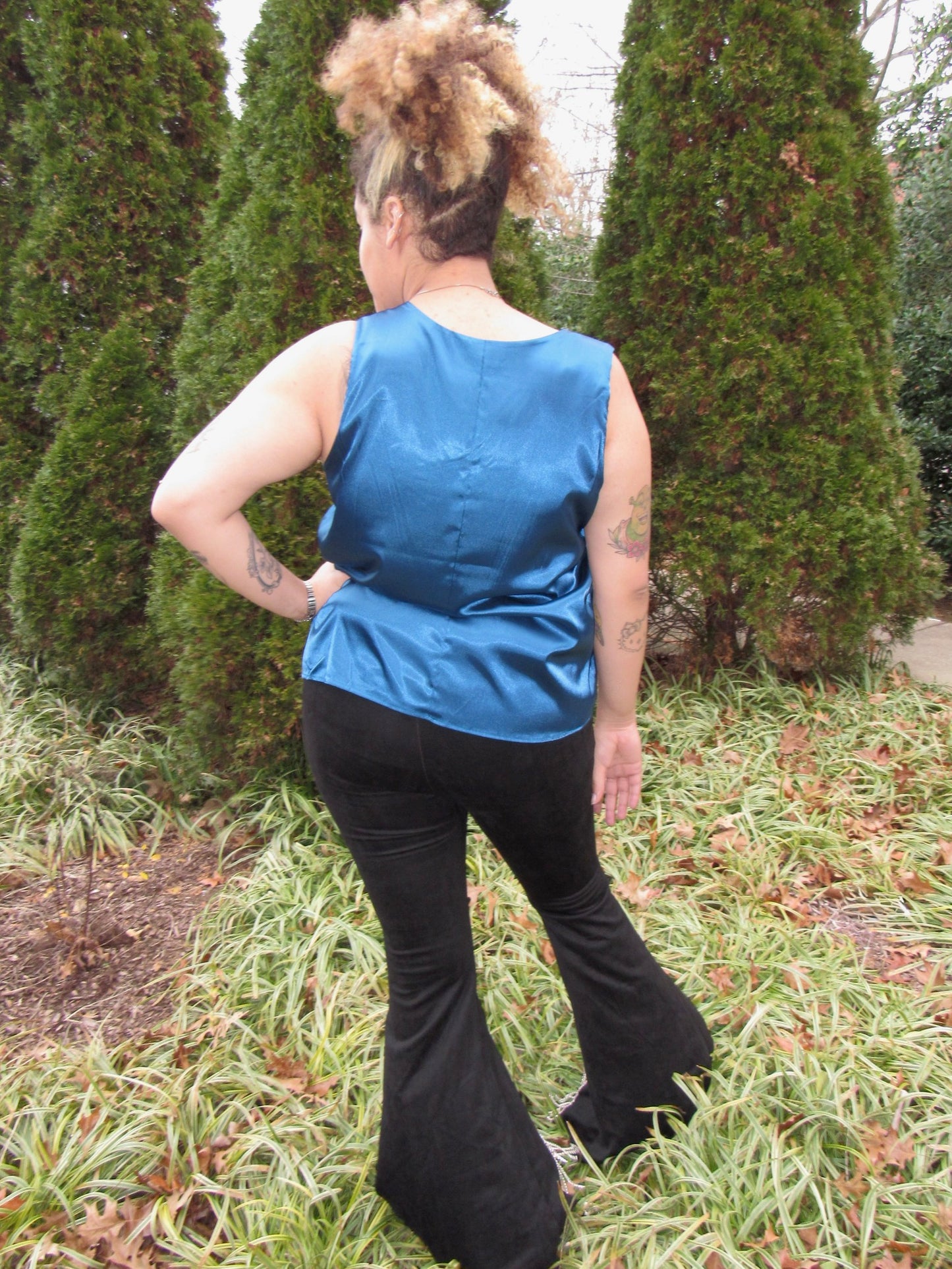 Dangle Rhinestone Bell Bottoms