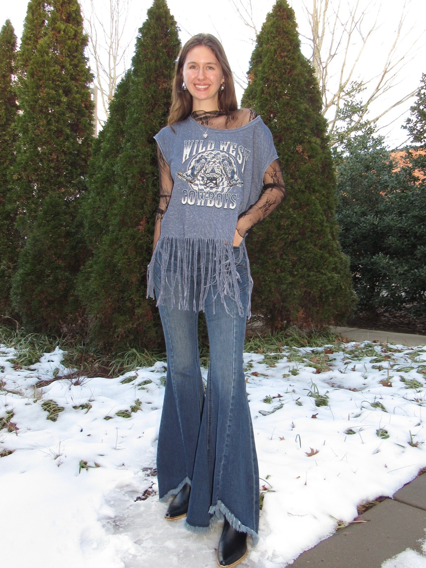 Wild West Fringe Tee