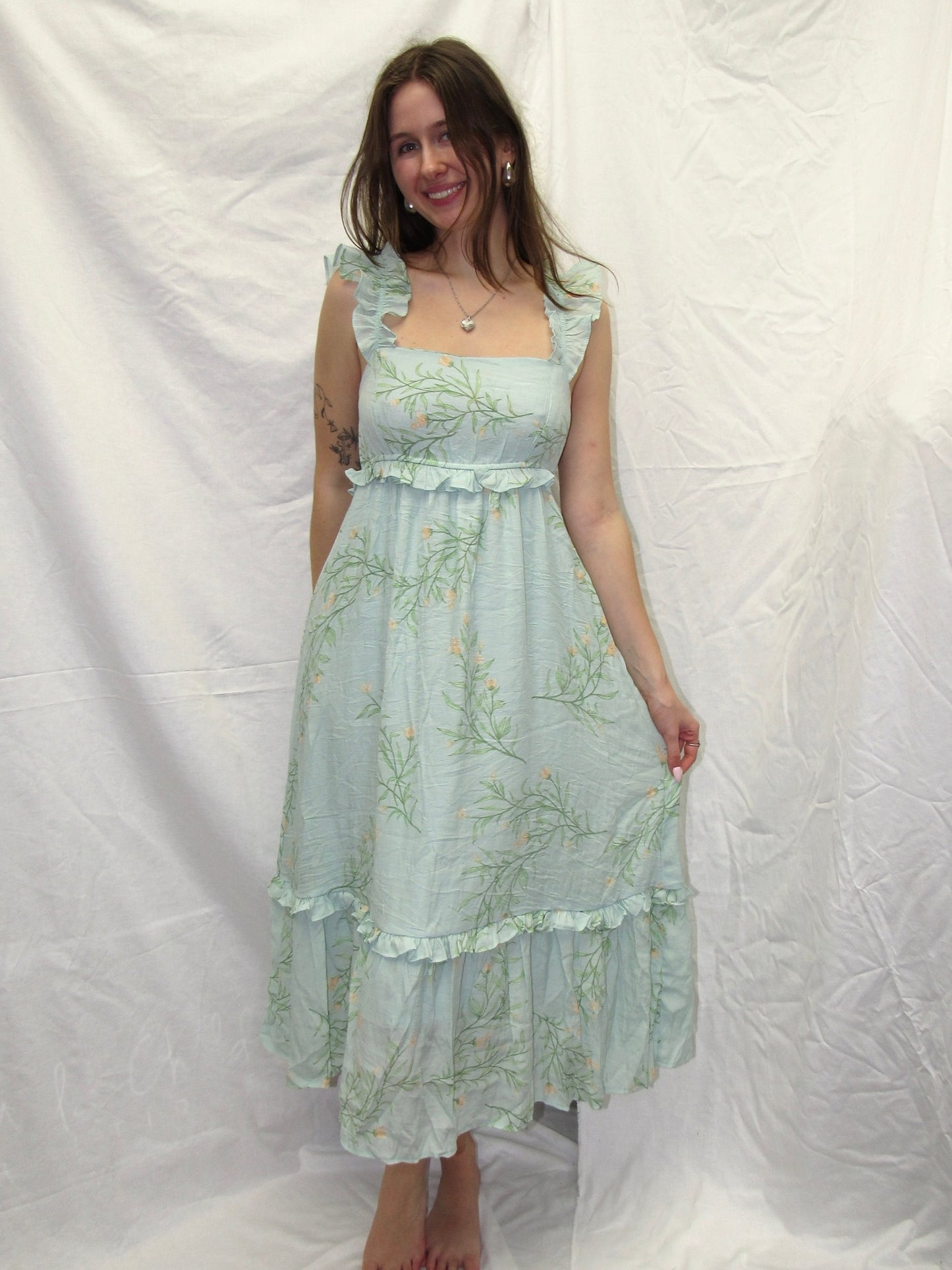 Stella Poppy Flower Maxi Dress