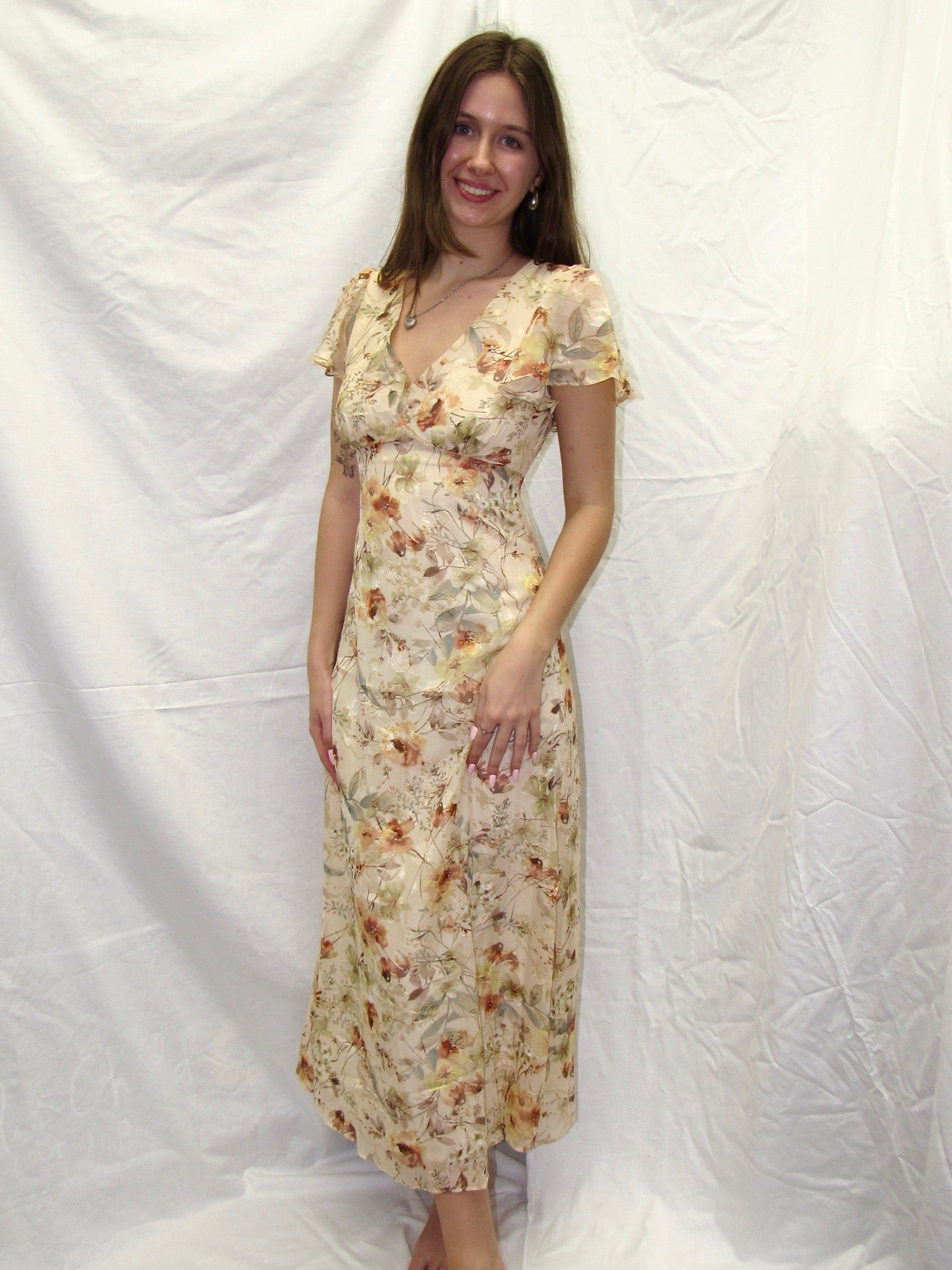 Wildest Dreams Watercolor Maxi Dress
