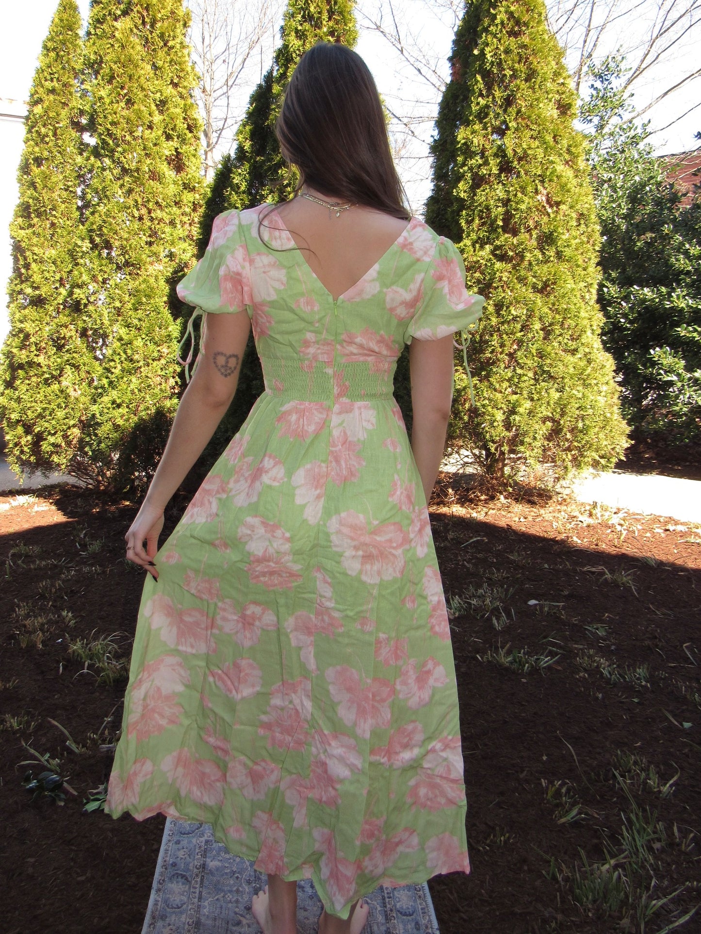 Peony Gardens Canvas Dress