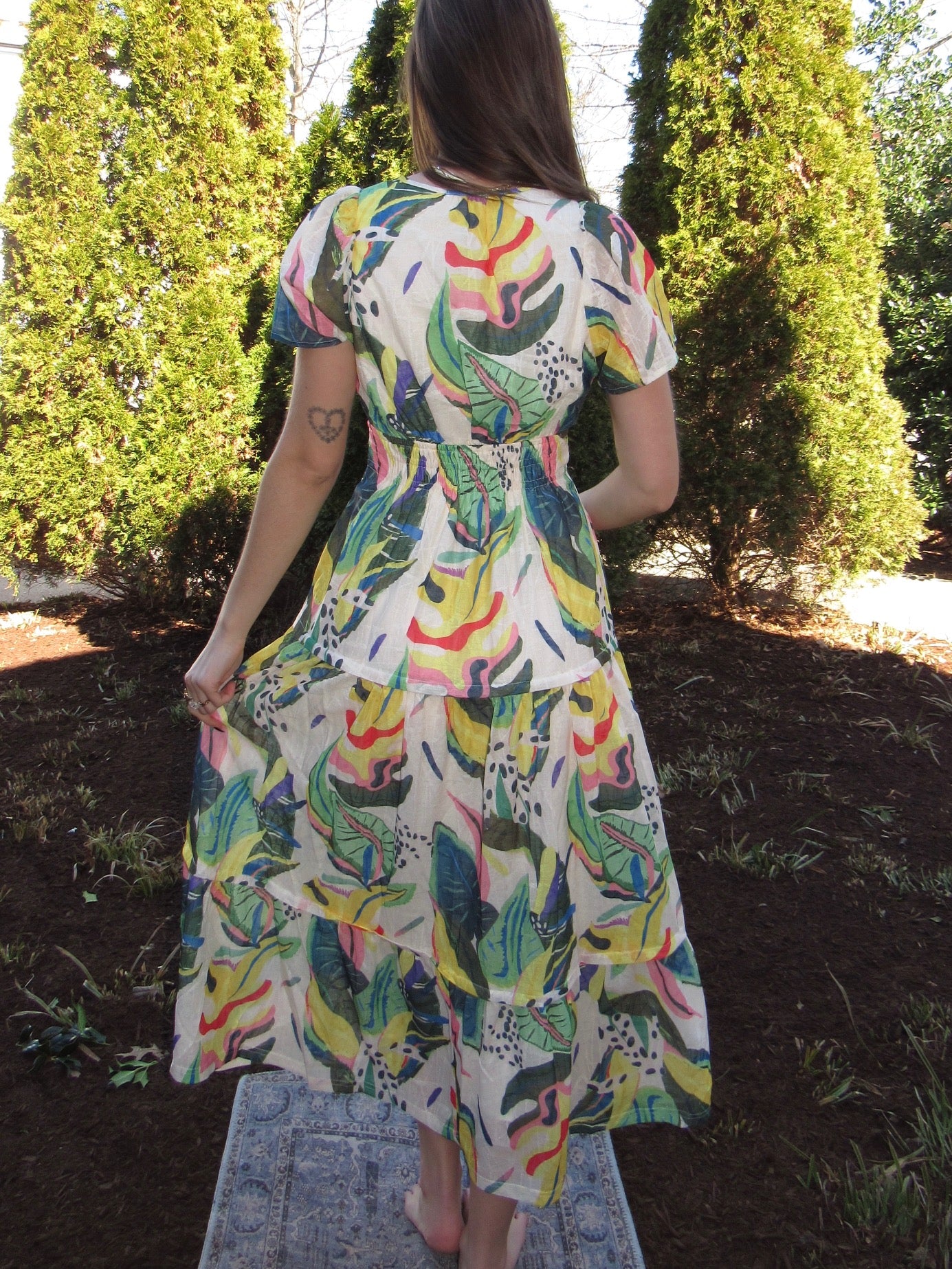 Rainforest Snap-Top Dress