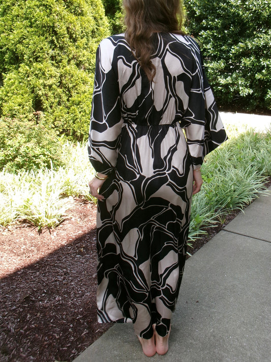 Sahara Geo Maxi Dress