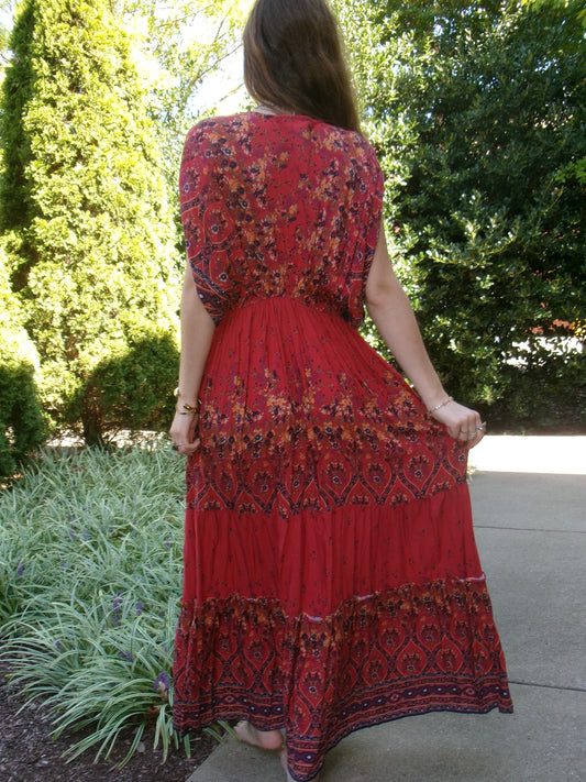 Raspberry Tart Autumn Dress
