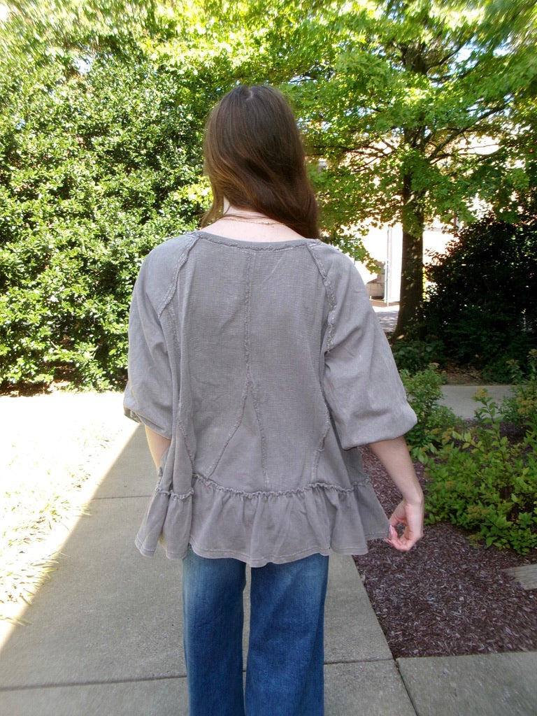 Beth Bubble Sleeve Blouse