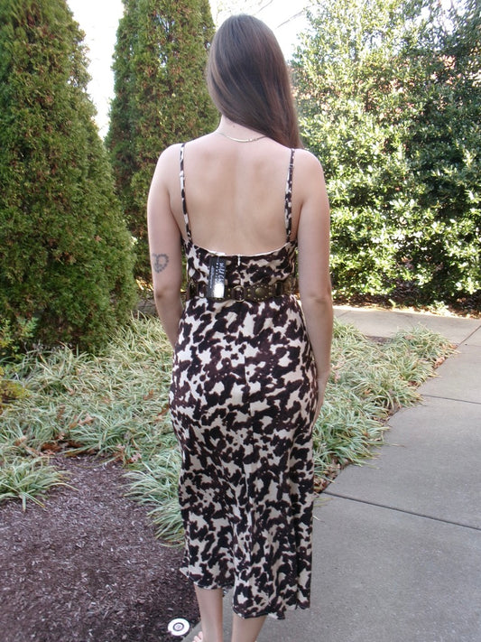 Risk Taker Slip Dress w/ Belt