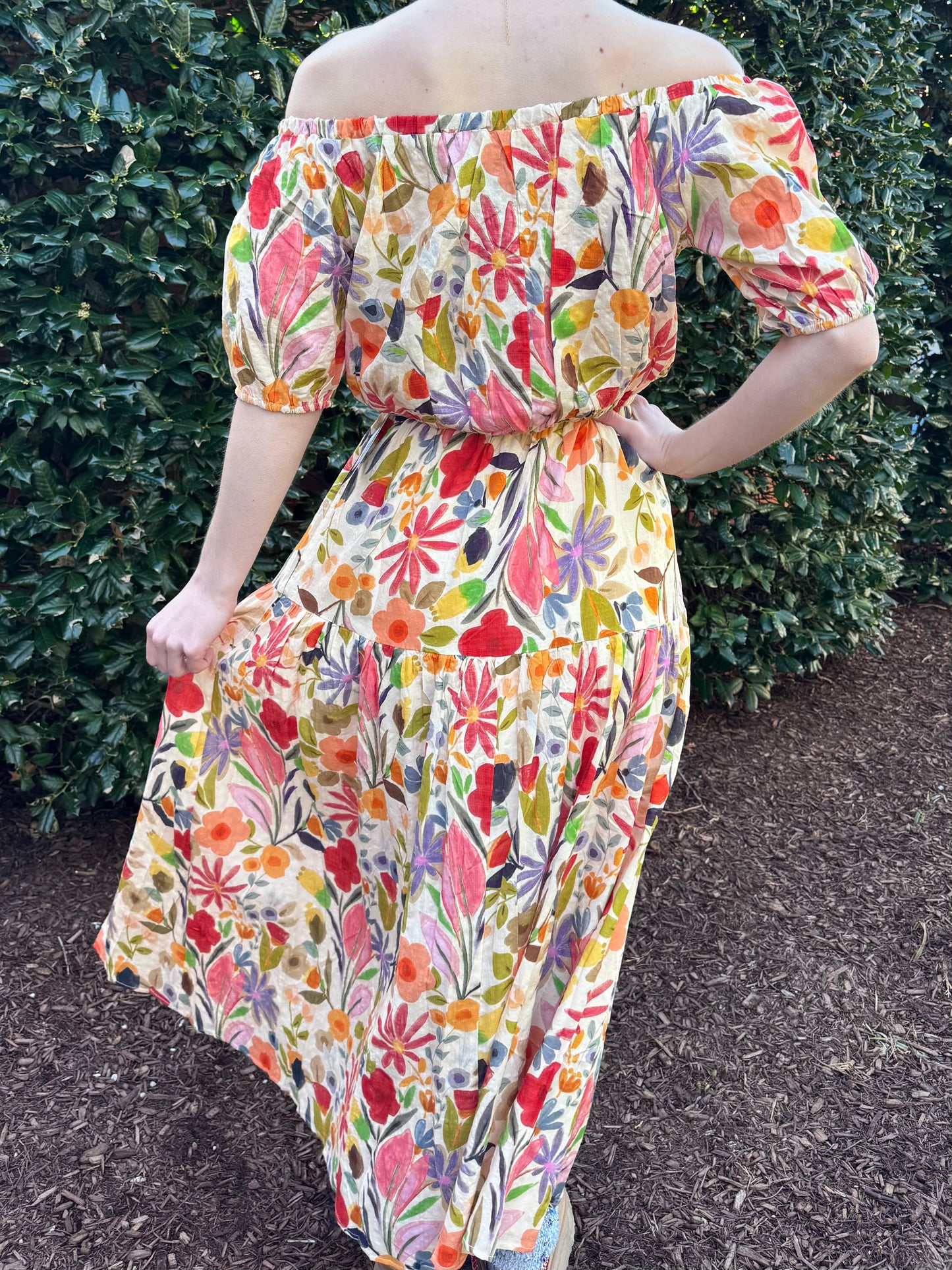 Desert Flower Cinch Top