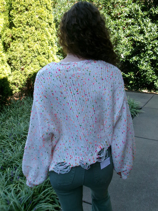 Sugar Rush Confetti Sweater