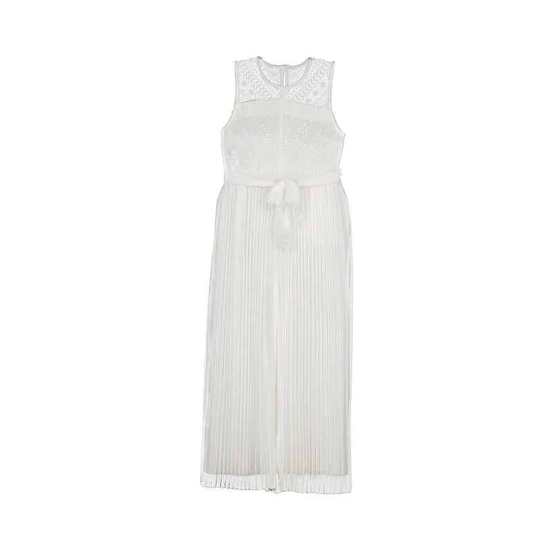 Lil Dainty Pleated Jumpsuit