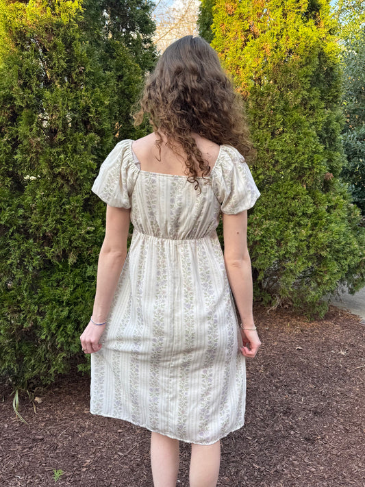 Lilac Vine Midi Dress