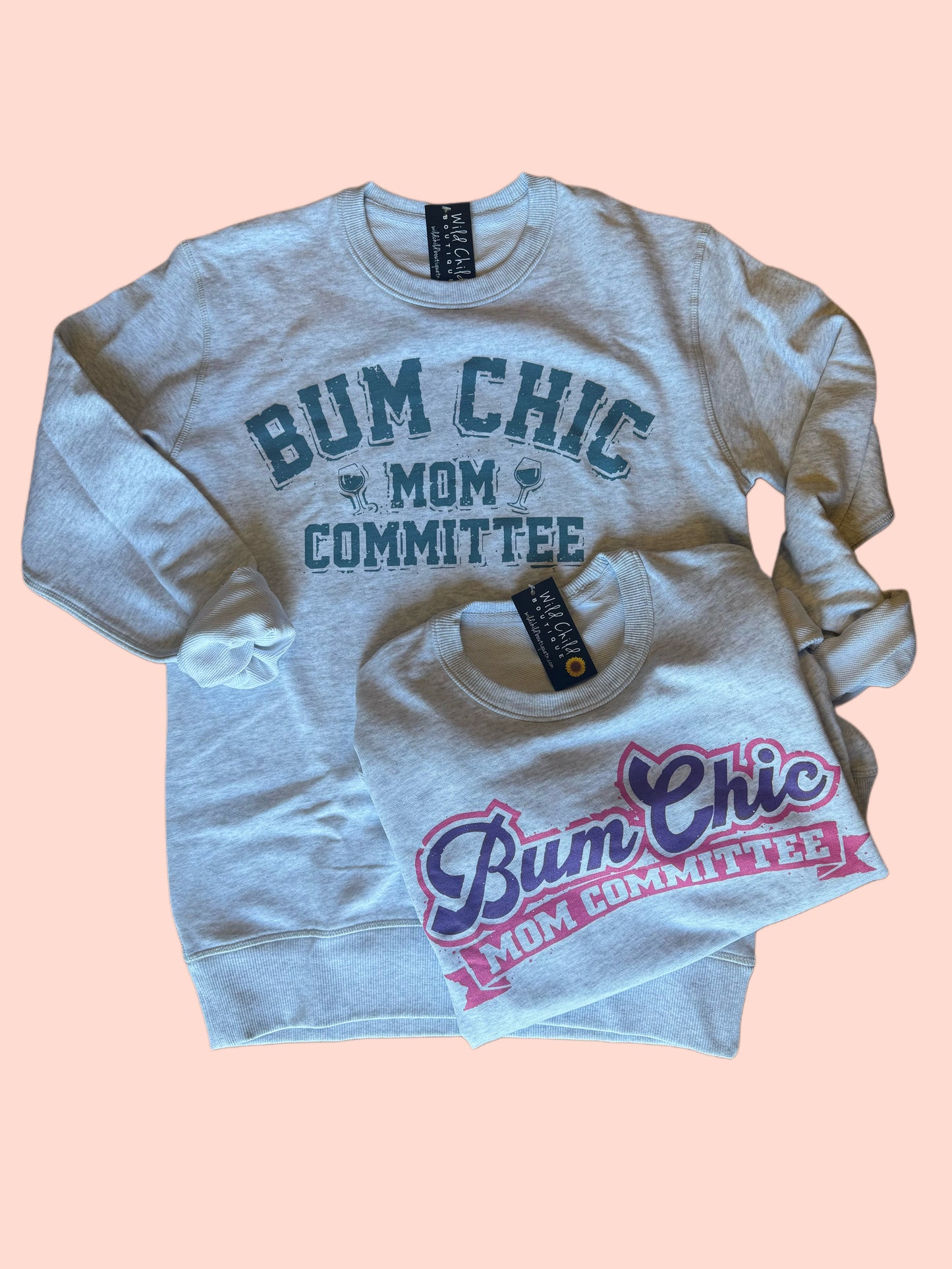 Bum Chic Mom Committee Crewneck