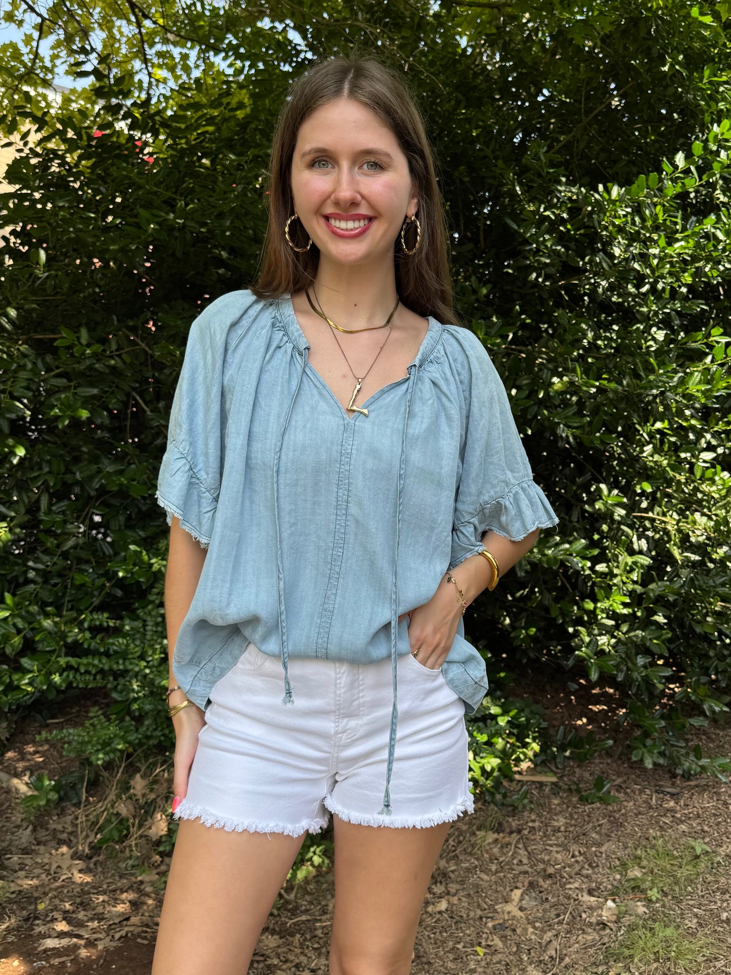 Prairie Gal Denim Top