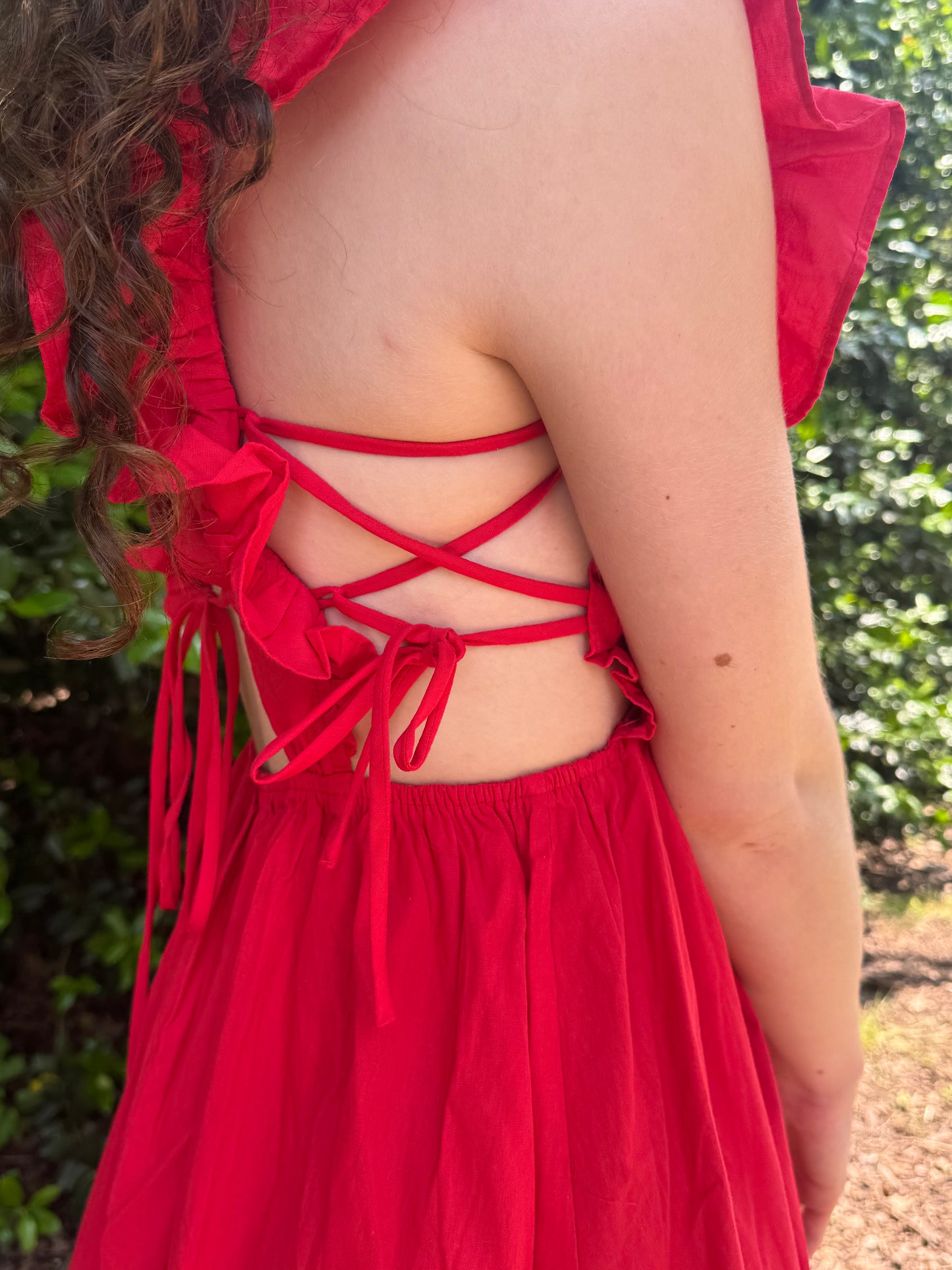 Lacie Berry Mini Dress