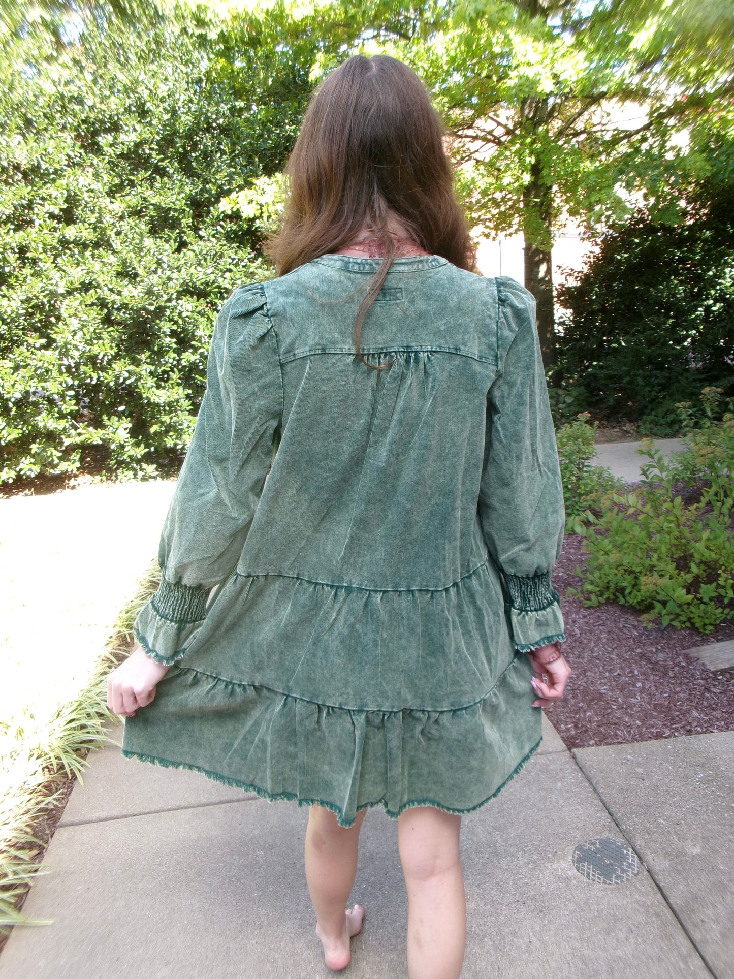 MaryAnne Ribbed Corduroy Dress