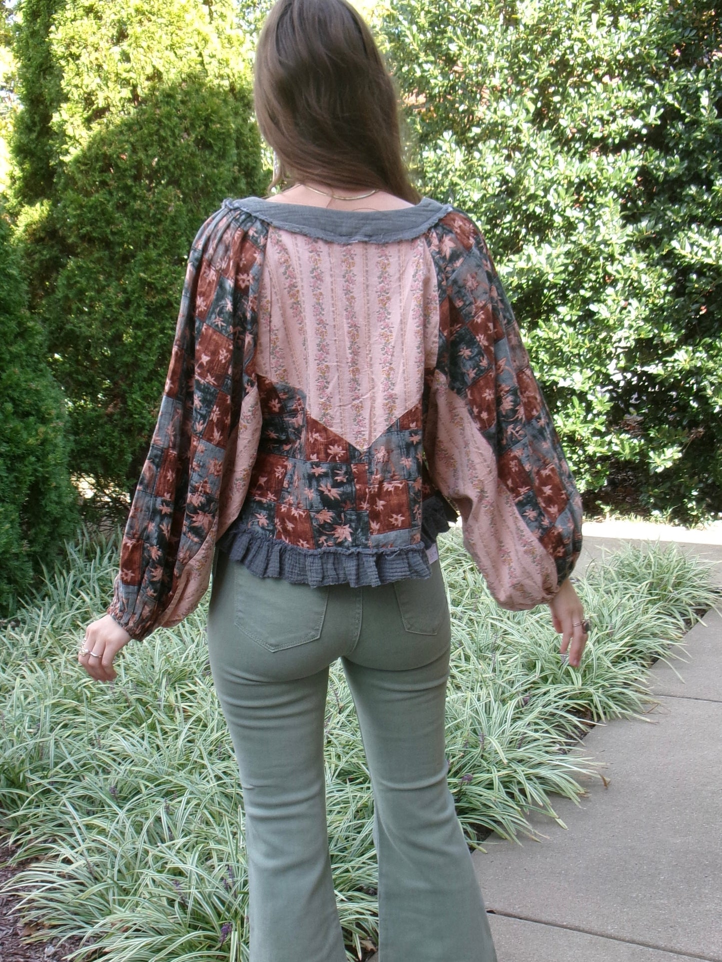 Amber Grommet Blouse