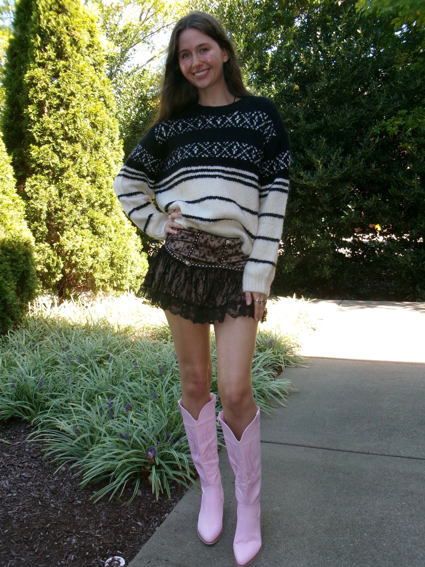 Goth Babe Lace Skirt