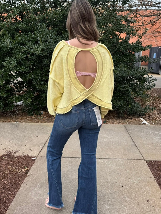 Risen Fray Hem Flare