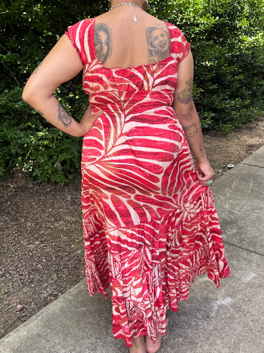 Rosa Golden Maxi Dress