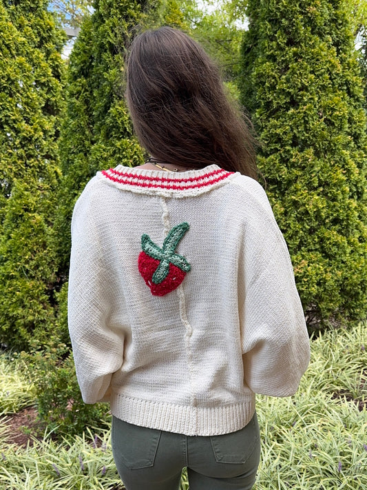 Strawberry Picking 3D Sweater