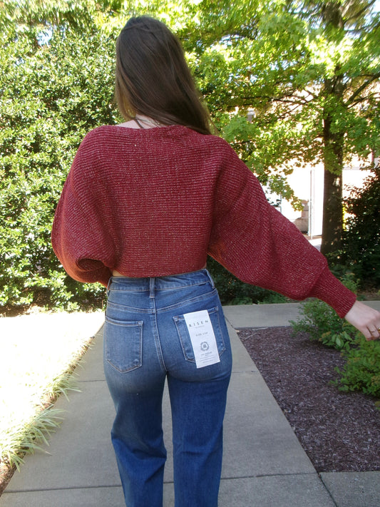 Holly Berry Batwing Sweater