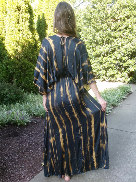 Liquid Gold Kimono Dress