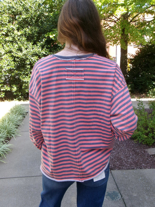 Freddi Striped Sweatshirt