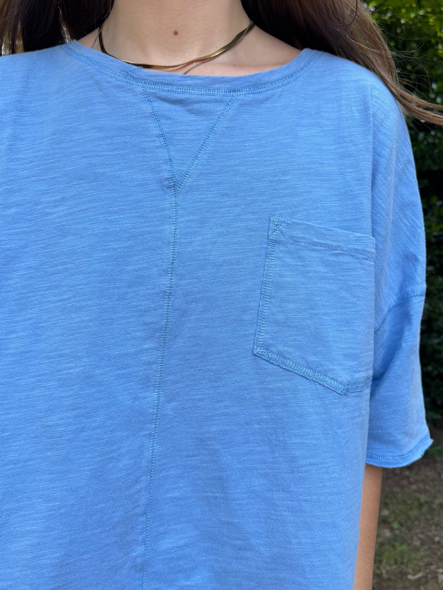 Sky's the Limit Crop Tee