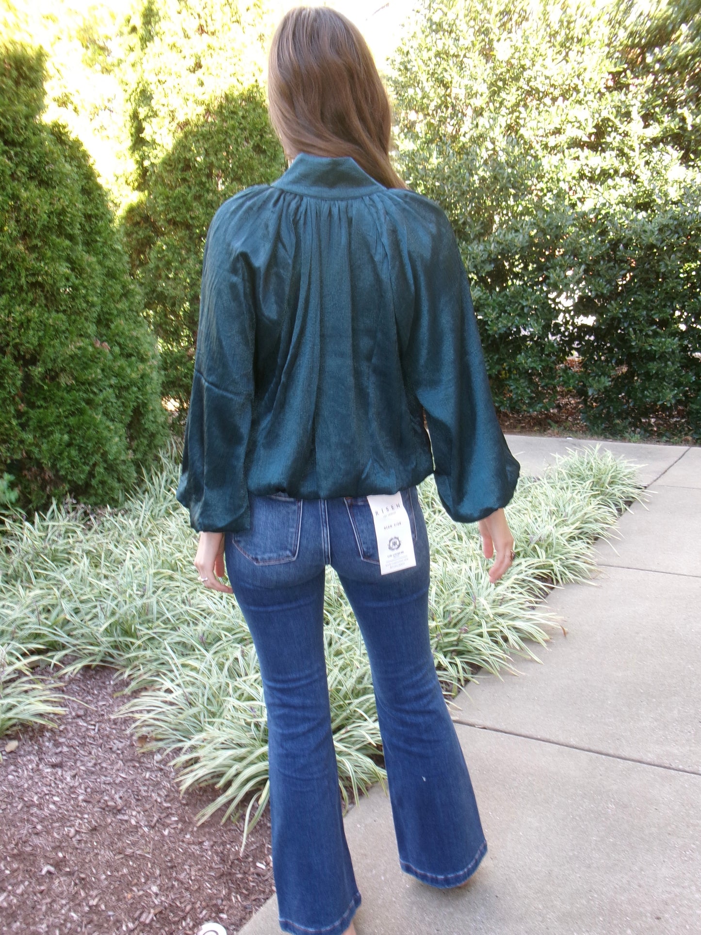 Ponza Sheen Bubble Blouse