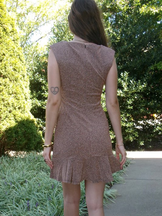 Bronzed Beauty Holiday Dress