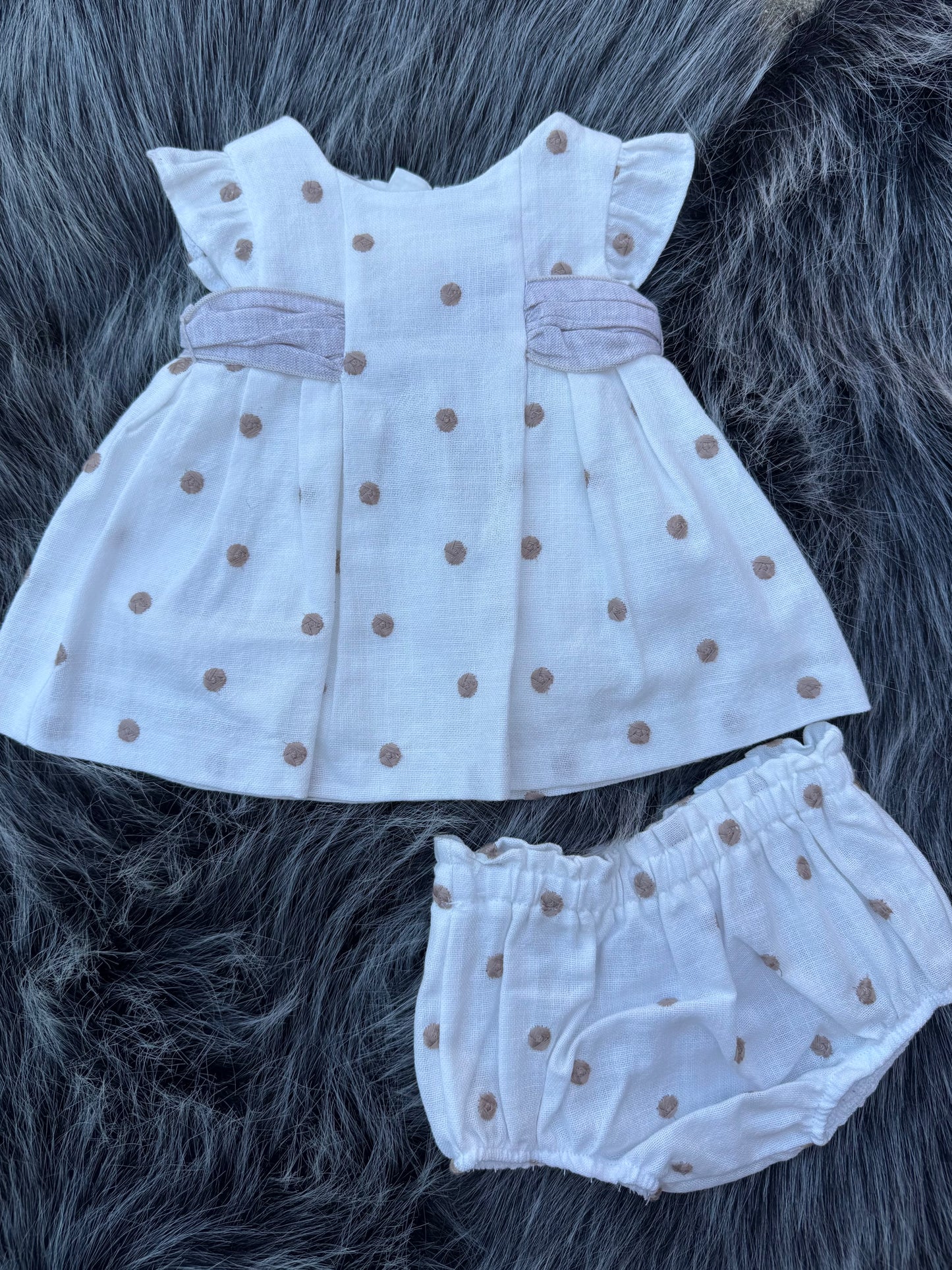 Lil Elena Dot Dress w/ Bloomers