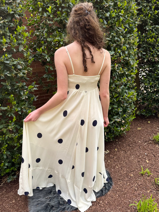 Feeling Polka Maxi Dress