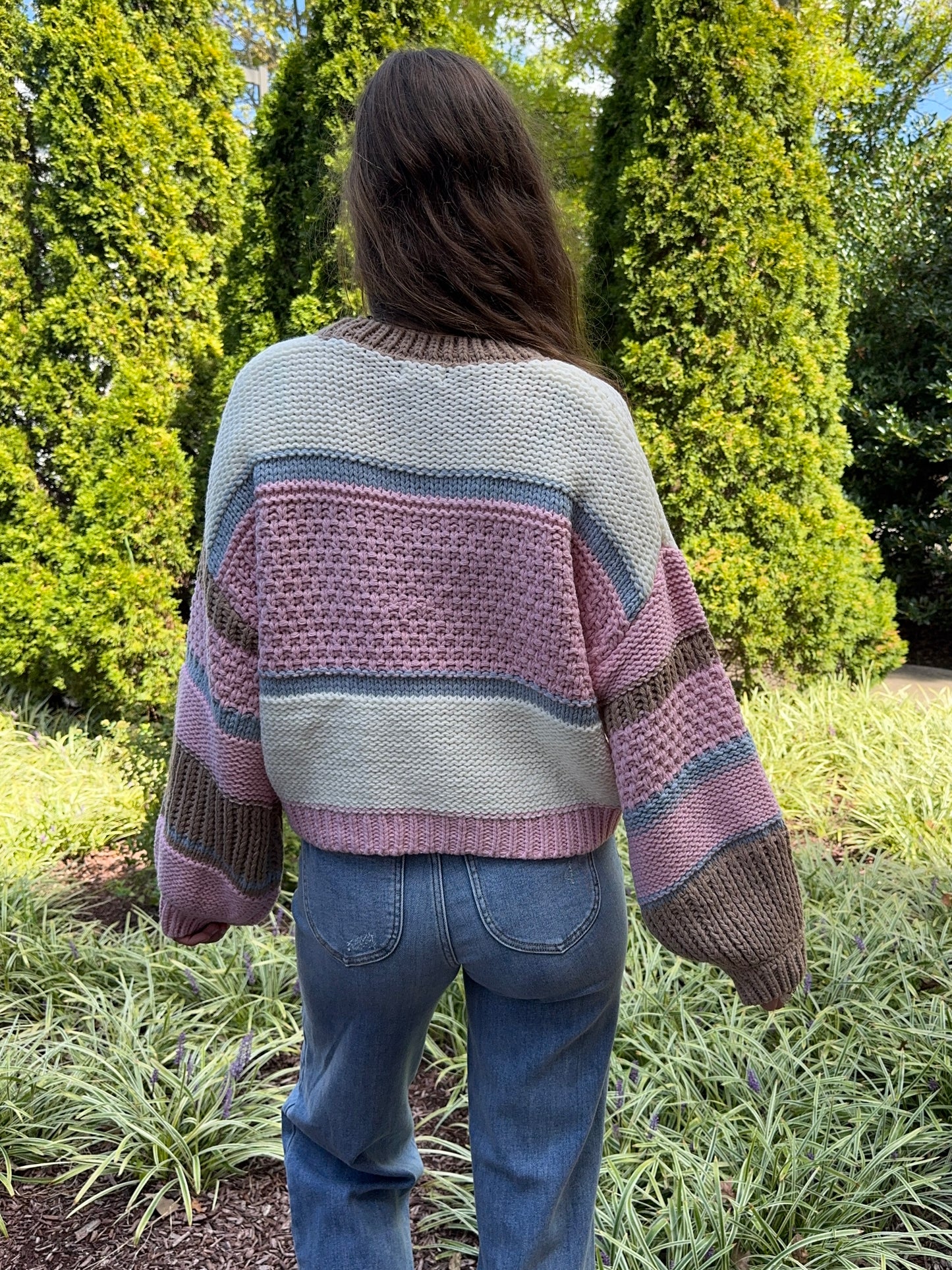 Powder Knit Bubble Gum Sweater