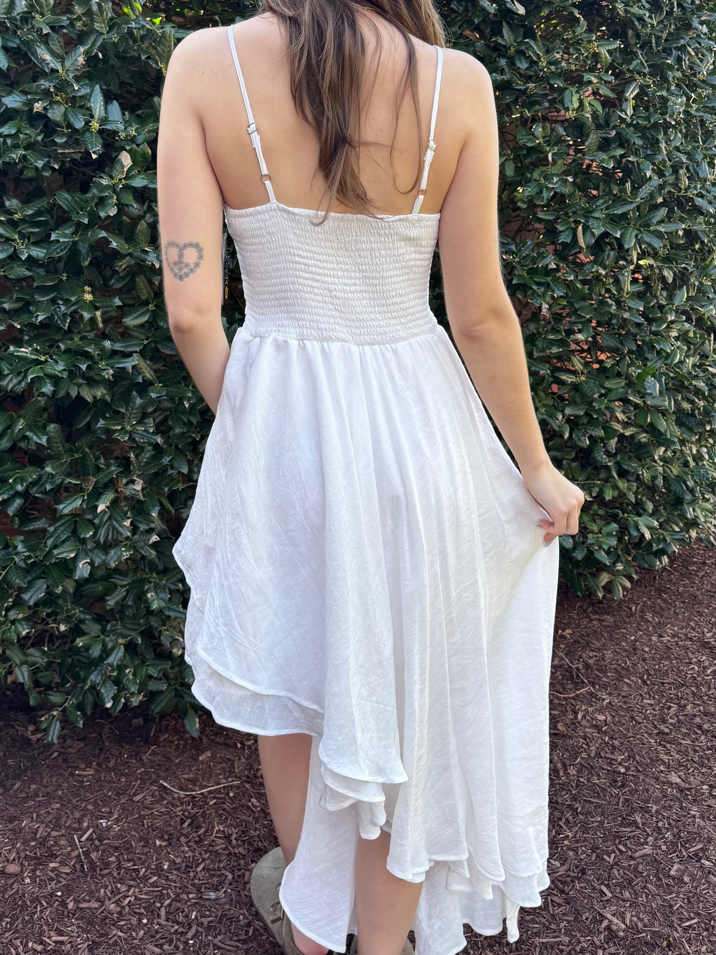 Hi-Lo Flow Dress