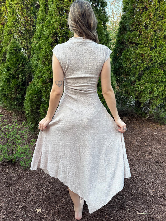 Olivia Asymmetrical Ruched Dress