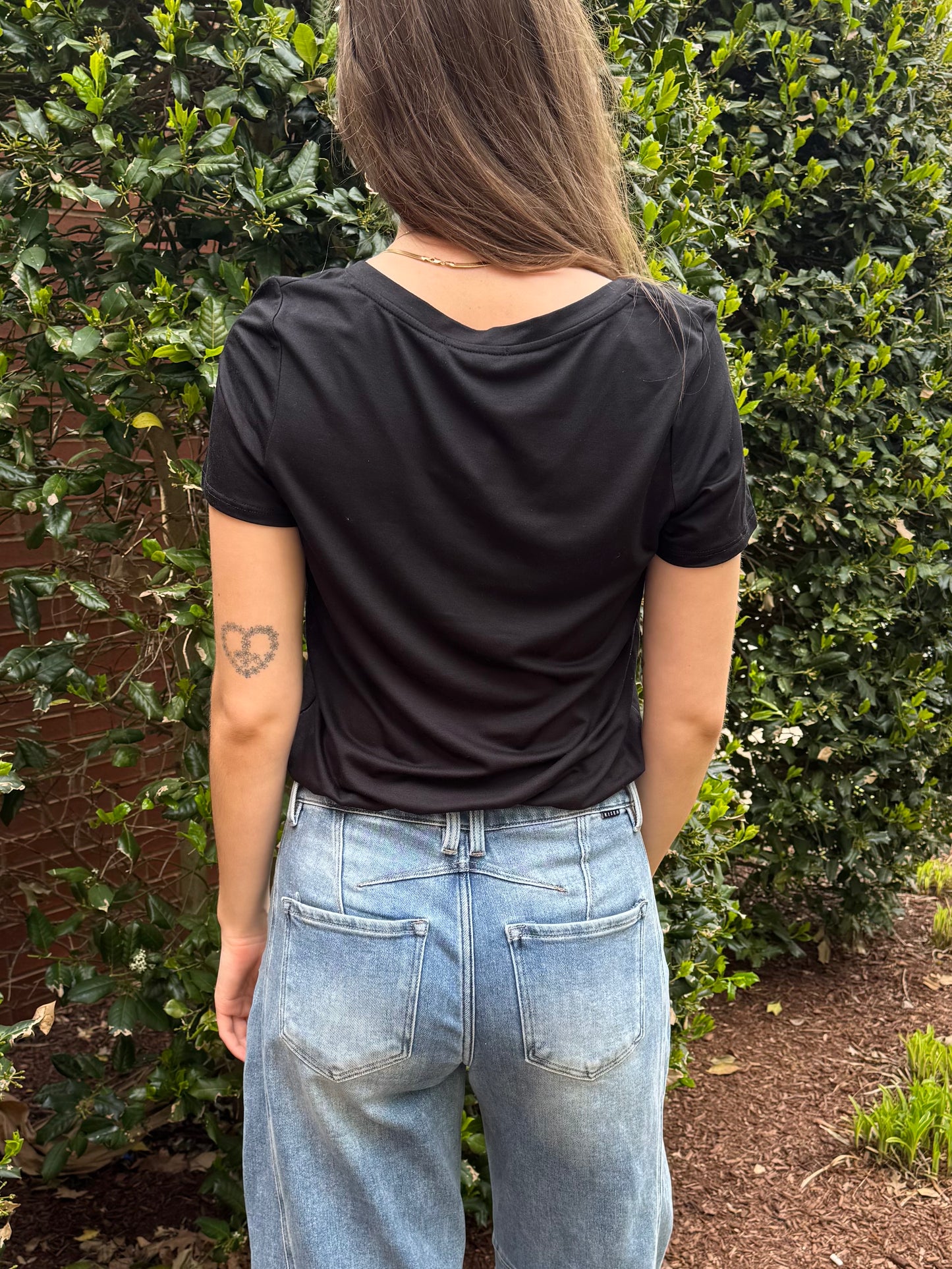 Elastic Hem Modal Tee