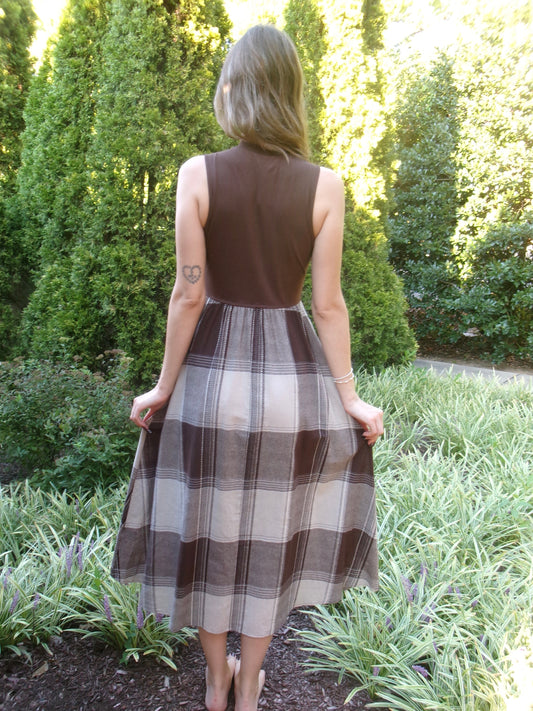 Isobelle Plaid Mock Dress