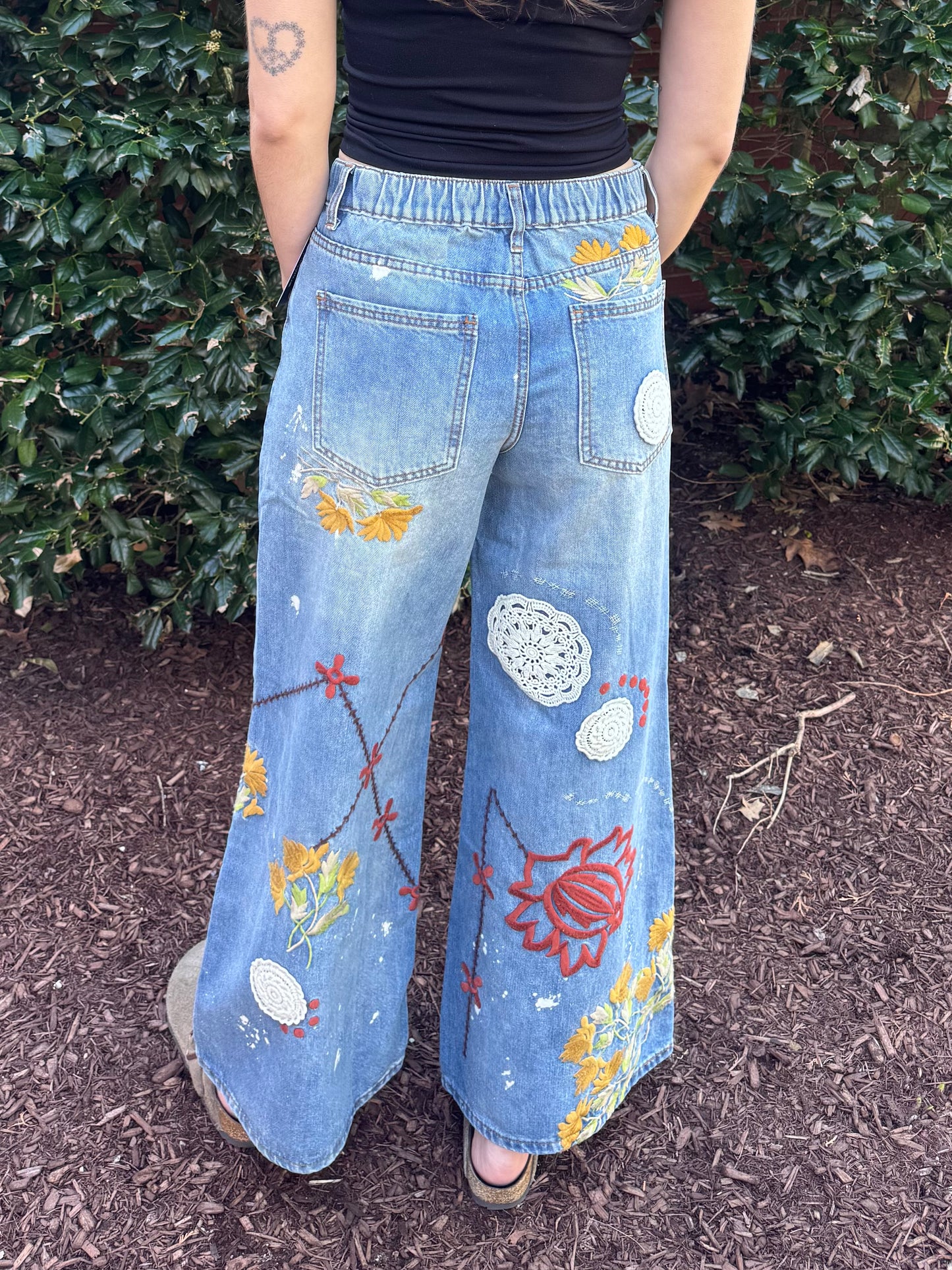 Lydias New Embroidered Jeans
