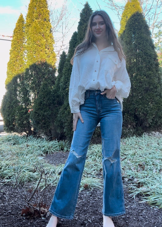 JB Straight Destroy Knee HW TC