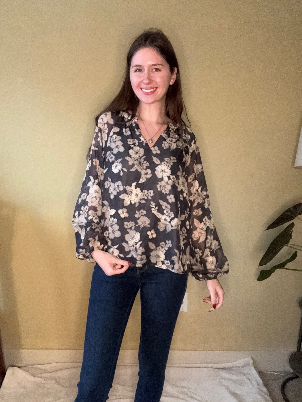Dogwood Winter Blouse