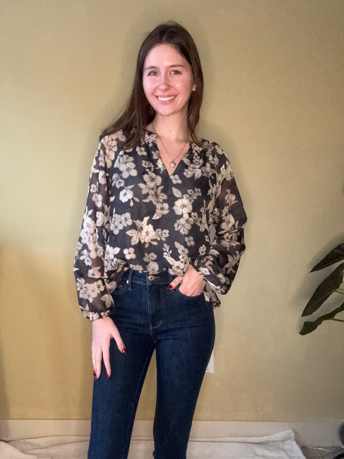 Dogwood Winter Blouse